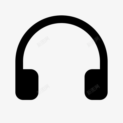 耳机收听配对图标svg_新图网 https://ixintu.com 佩戴 佩戴耳机效果更佳 收听 耳机 配对 音乐和多媒体图标集