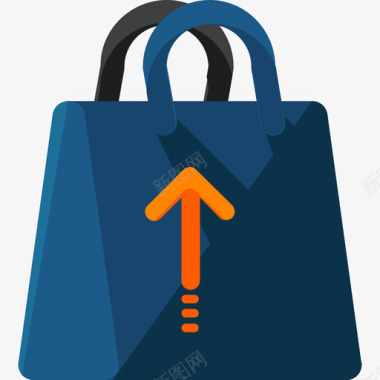 购物袋财务3扁平图标图标