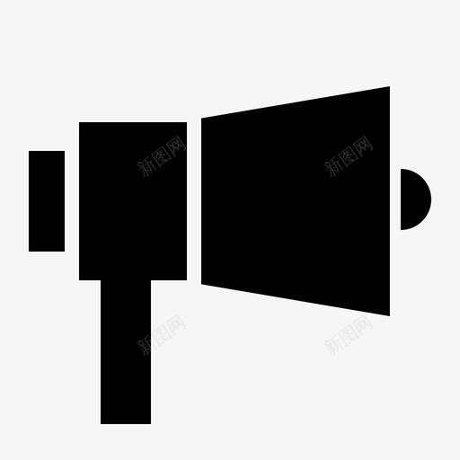 促销广告音频图标svg_新图网 https://ixintu.com 业务字形 促销 声音 广告 扬声器 音频