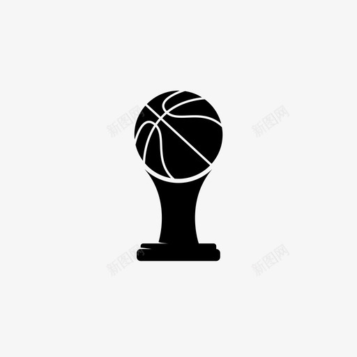 篮球奖杯比赛运动图标svg_新图网 https://ixintu.com 比赛 篮球奖杯 运动