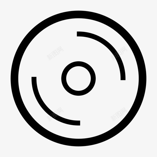 光盘bluraycd图标svg_新图网 https://ixintu.com bluray cd 光盘 媒体 广告粗体 硬件 音乐