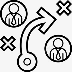 人才计划人才战略商业管理图标高清图片