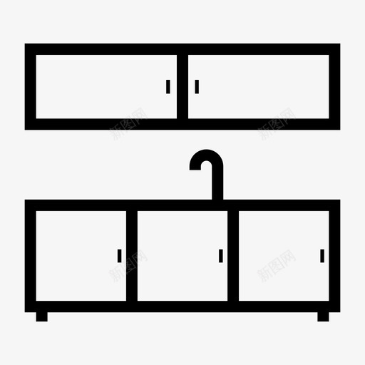 厨房设备家具家用图标svg_新图网 https://ixintu.com 厨房设备 室内 家具 家用