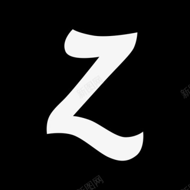 Zerply实体社交媒体标识填充图标图标