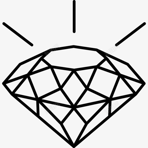 钻石时尚复古纹身图标svg_新图网 https://ixintu.com 复古纹身 时尚 钻石