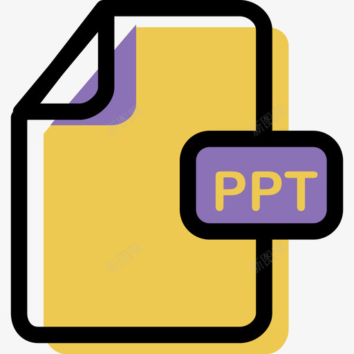 Ppt彩色文件类型和内容资产图标svg_新图网 https://ixintu.com Ppt 彩色文件类型和内容资产