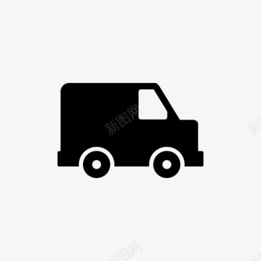 货车小汽车运输工具图标图标