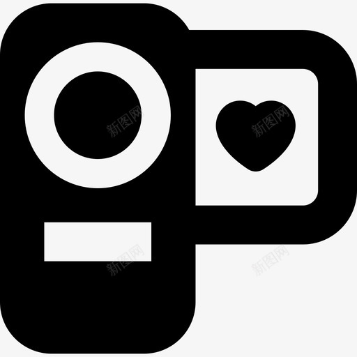 摄像机科技爱情和浪漫图标svg_新图网 https://ixintu.com 摄像机 爱情和浪漫 科技