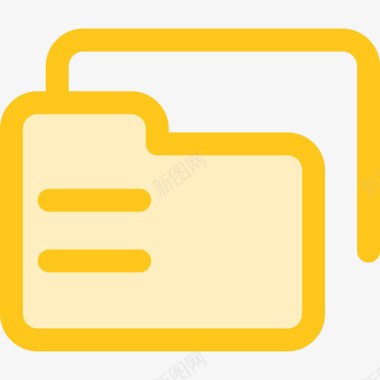 文件夹designtools10黄色图标图标