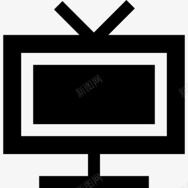 电视固态电子元件填充图标图标
