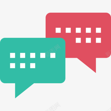 聊天聊天和短信2平淡图标图标