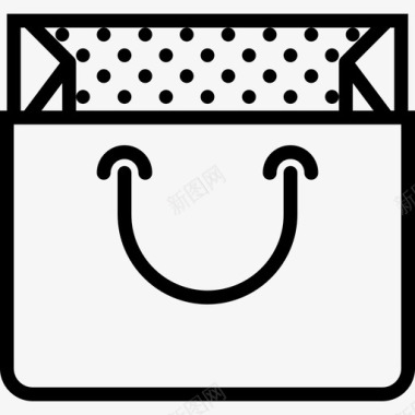 购物袋商业收藏2直系图标图标