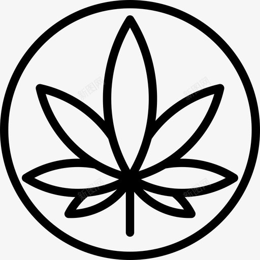 大麻线性警员线人图标svg_新图网 https://ixintu.com 大麻 线人 线性警员