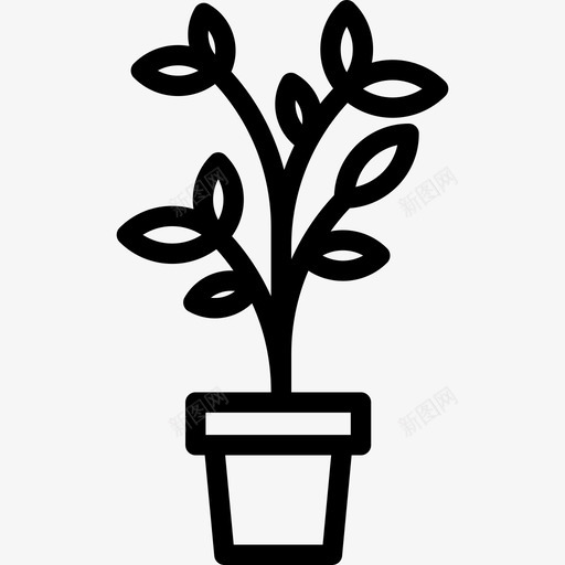 植物自然植物和花卉图标svg_新图网 https://ixintu.com 植物 植物和花卉 自然