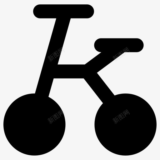 自行车大胆的运输收集填充图标svg_新图网 https://ixintu.com 填充 大胆的运输收集 自行车