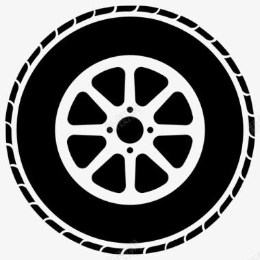 车轮轮胎轮胎标志图标图标