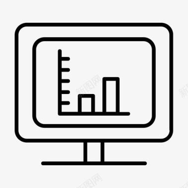 图表条形图计算机图标图标