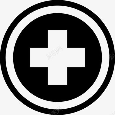 红十字会医疗11号已填充图标图标