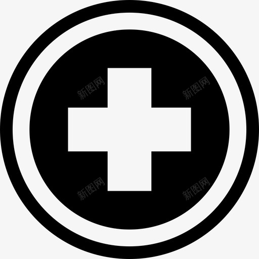 红十字会医疗11号已填充图标svg_新图网 https://ixintu.com 医疗11号 已填充 红十字会 红星十字会