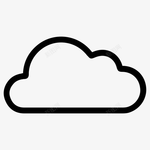 在线云云系统图标svg_新图网 https://ixintu.com 云 云系统 在线