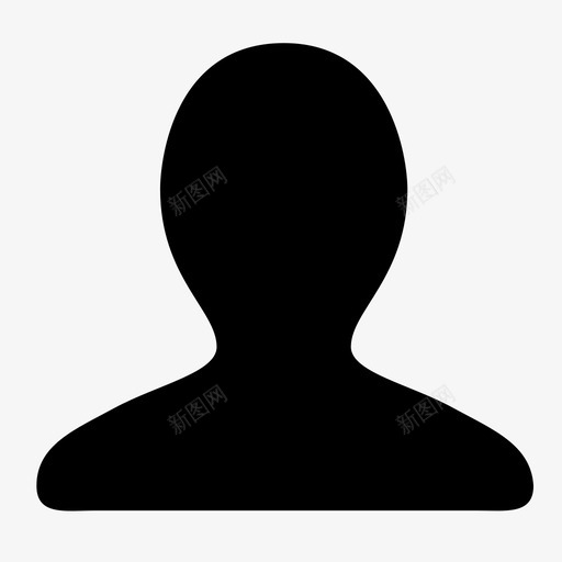 用户 人像svg_新图网 https://ixintu.com 用户 人像