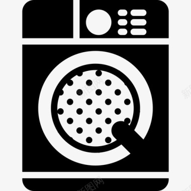 洗衣机家用集2填充图标图标