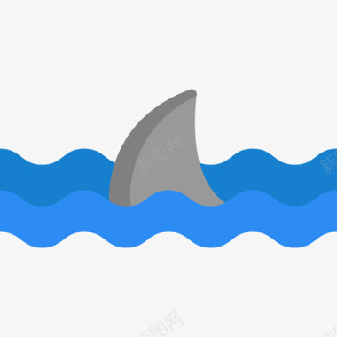 Shark澳大利亚3扁平图标图标