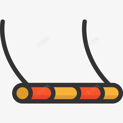 空中飞人马戏团4线性颜色图标svg_新图网 https://ixintu.com 空中飞人 线性颜色 马戏团4