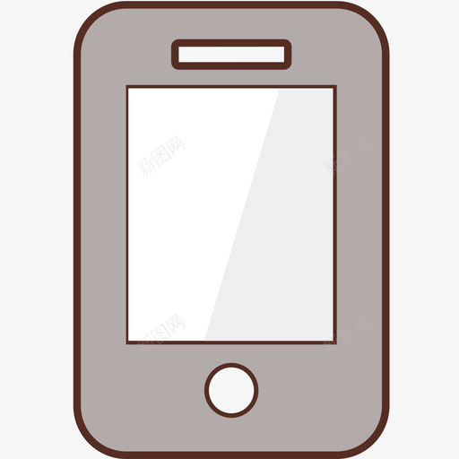 手机svg_新图网 https://ixintu.com 手机 填充 单色 多色 简约 扁平 线性 圆润 精美 可爱