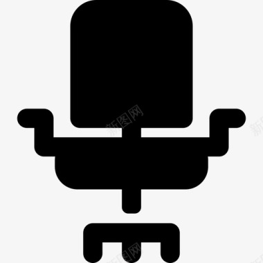 办公椅商务和办公室10已填充图标图标