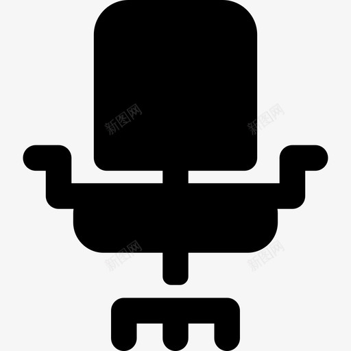 办公椅商务和办公室10已填充图标svg_新图网 https://ixintu.com 办公椅 商务和办公室10 已填充