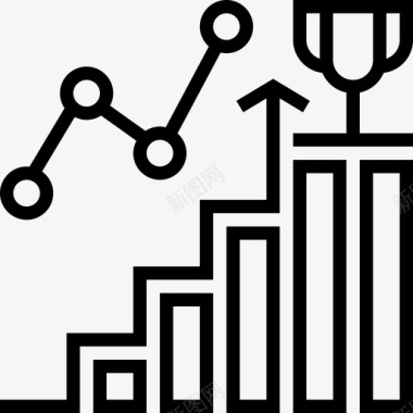 统计学统计分析线性图标图标