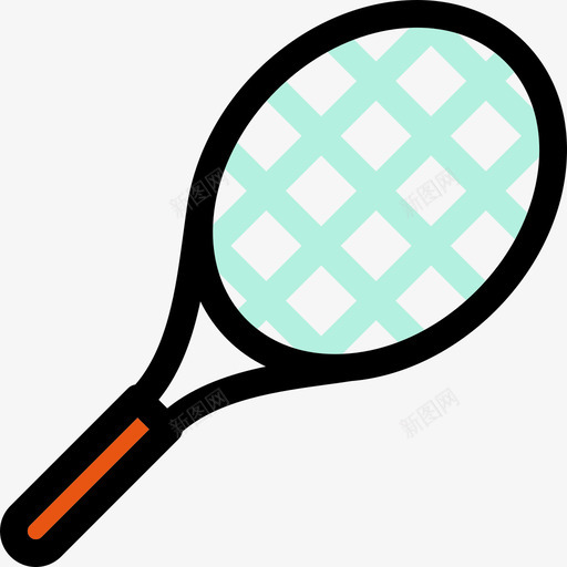 网球运动运动元素图标svg_新图网 https://ixintu.com 网球 运动 运动元素