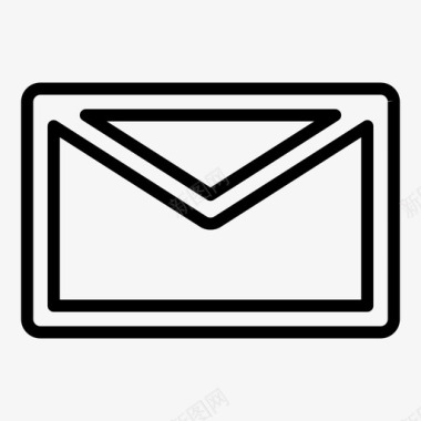 邮件信封符号图标图标