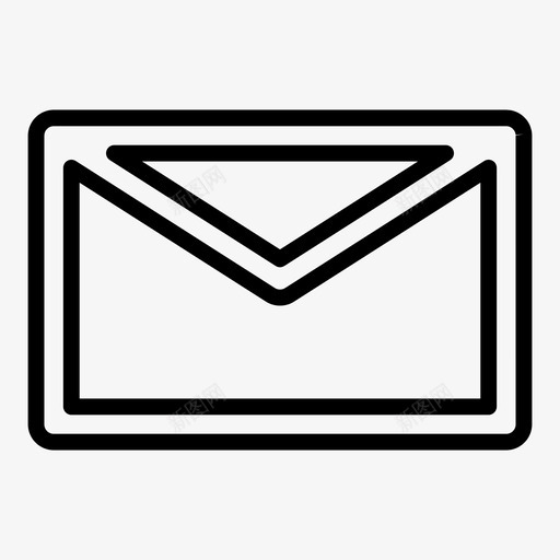 邮件信封符号图标svg_新图网 https://ixintu.com 信封 符号 网络元素 网络邮件 邮件