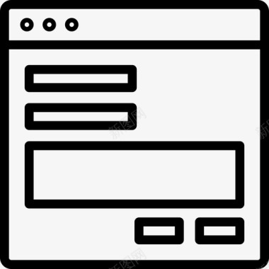 网站和网页浏览器联系人网页图标图标