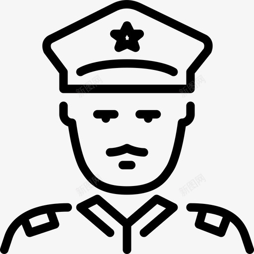 警察保安3直系人图标svg_新图网 https://ixintu.com 保安3 直系人 警察