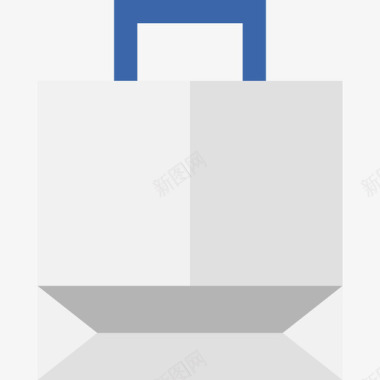 购物袋印刷品4扁平图标图标