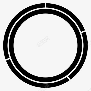 圆环图图表圆形图标图标