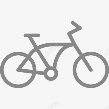自行车交通工具6平板图标图标