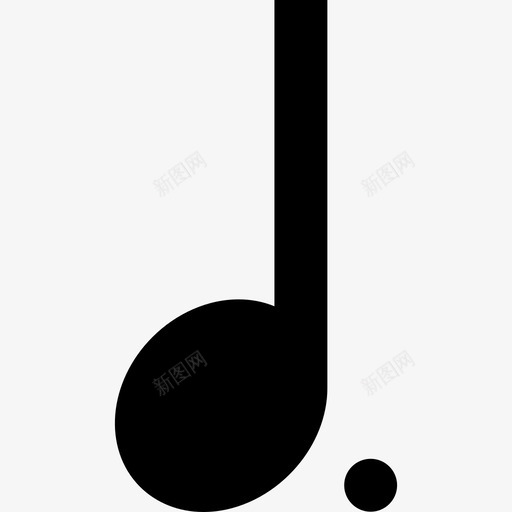 四分音符音乐音乐符号和注释图标svg_新图网 https://ixintu.com 四分音符 音乐 音乐符号和注释
