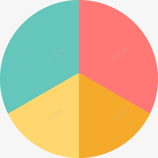 饼图业务和管理扁平图标svg_新图网 https://ixintu.com 业务和管理 扁平 饼图