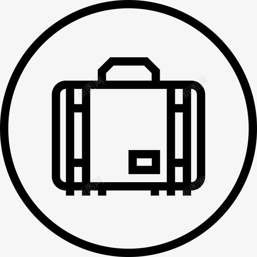 硬盒手提设备图标svg_新图网 https://ixintu.com 手提 摄影拍摄 旅行 硬盒 行李 装备 设备