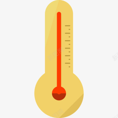室外平坦温度图标图标