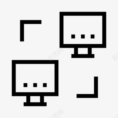 连接文件网络图标图标