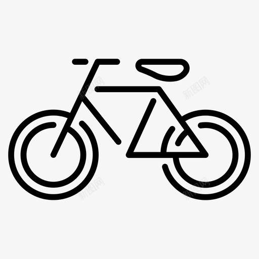 自行车冒险骑自行车图标svg_新图网 https://ixintu.com 交通 健康 冒险 自行车 锻炼 骑自行车