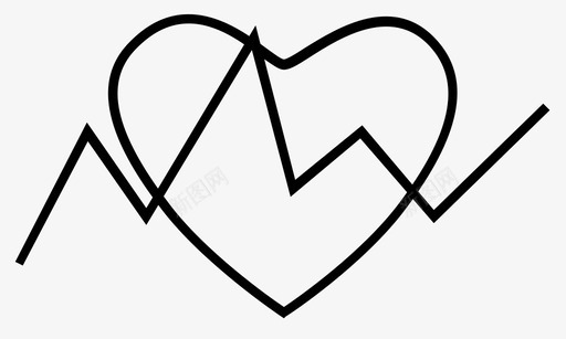 心脏图心跳药物图标svg_新图网 https://ixintu.com 心脏图 心跳 药物