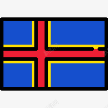 阿拉德群岛旗帜收藏矩形图标图标