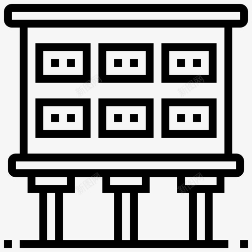 得分棒球棋盘图标svg_新图网 https://ixintu.com 得分 得分板 棋盘 棒球 棒球线 运动