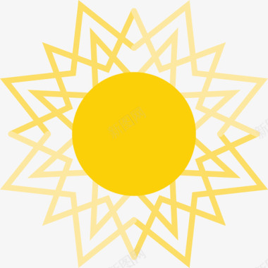 太阳自然太阳图标集图标